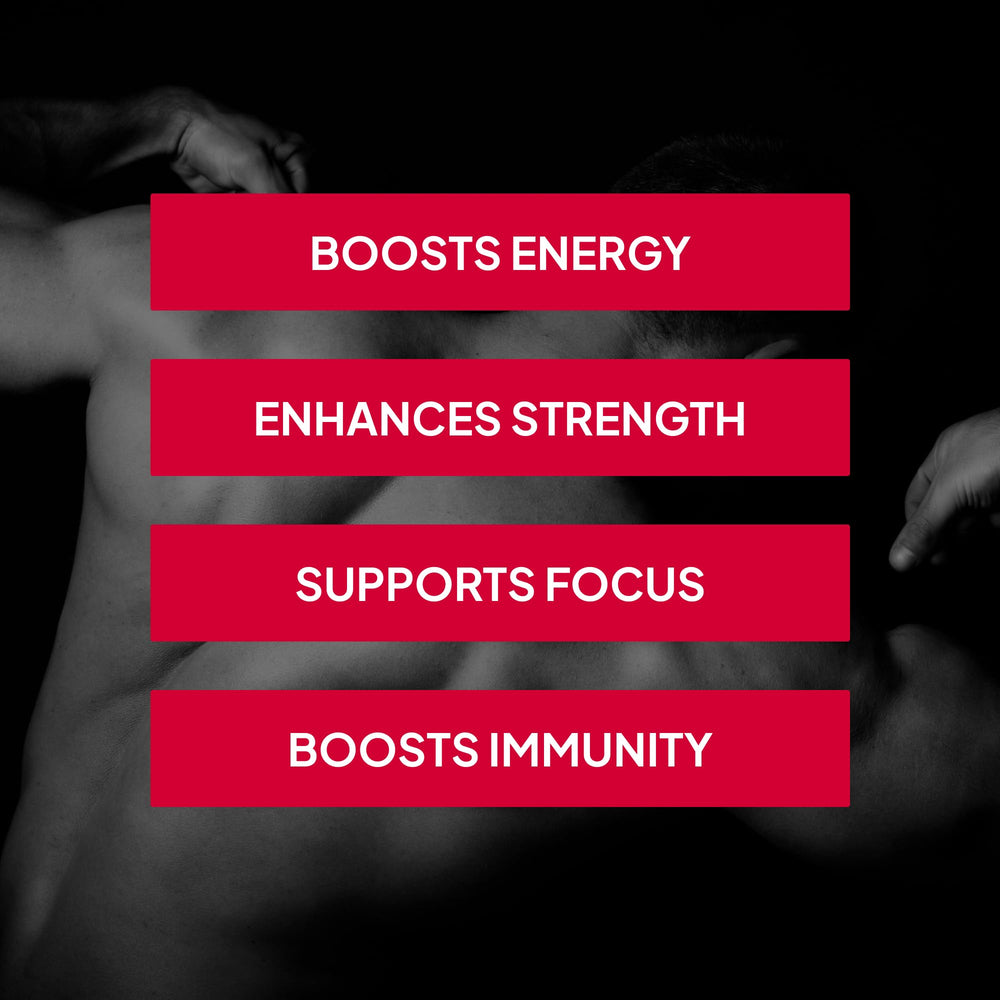 TRUMETA Reds Powder dissolving in water for quick daily refreshment.