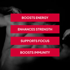 TRUMETA Reds Powder dissolving in water for quick daily refreshment.