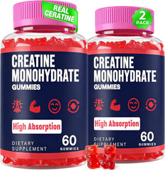 Trupretty Creatine Monohydrate Gummies bottle front showing easy energy support for workouts