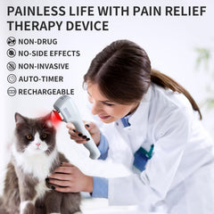 Truslite Skin mode in use for gentle surface care on pets.