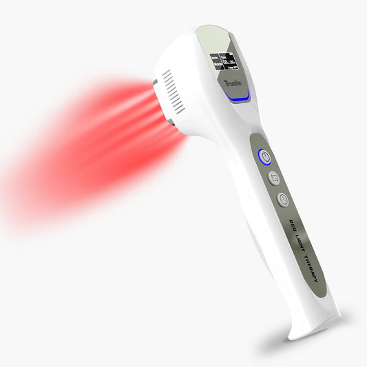 Truslite red light device front view for at-home pain relief with dual wavelengths