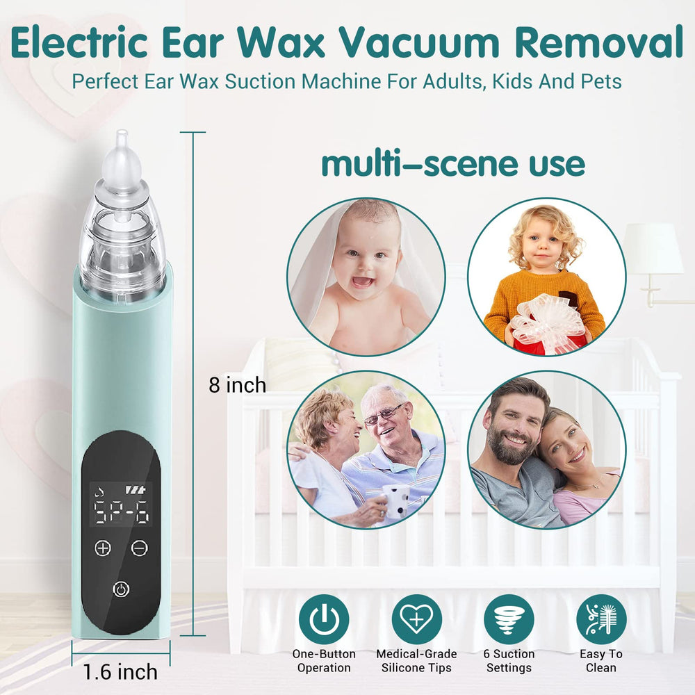 TrustV Ear Wax Vacuum replacement silicone spoons for continued hygiene