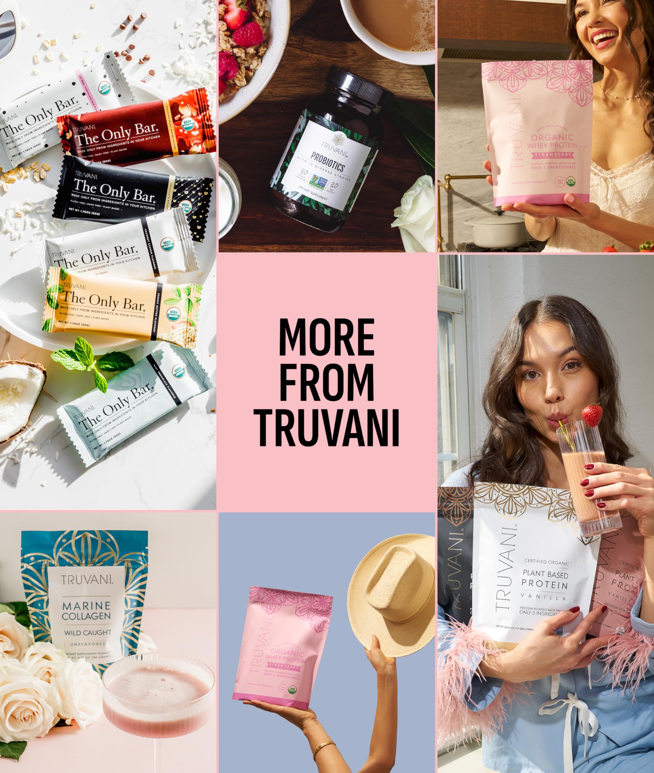 Truvani hydrolyzed collagen peptides nutrition panel—transparent info for informed choices.