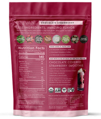 Truvani packaging highlights no added sugar via organic monk fruit.