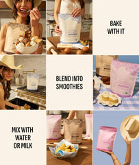 Vanilla powder beside cocoa and fruit suggests natural flavor inspiration