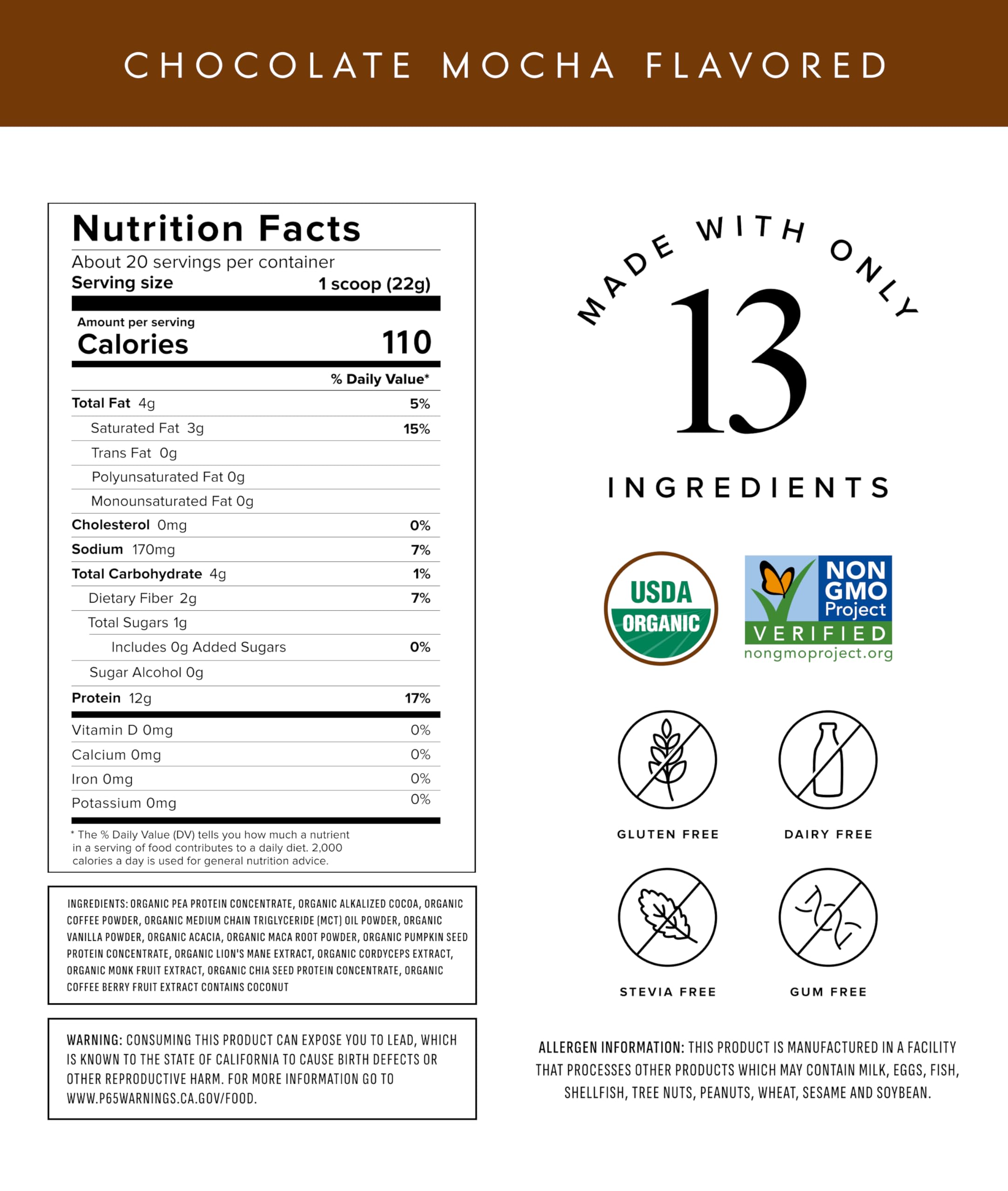 Truvani serving-spoon with mix suggests convenient on-the-go protein boost.