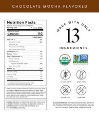Truvani serving-spoon with mix suggests convenient on-the-go protein boost.