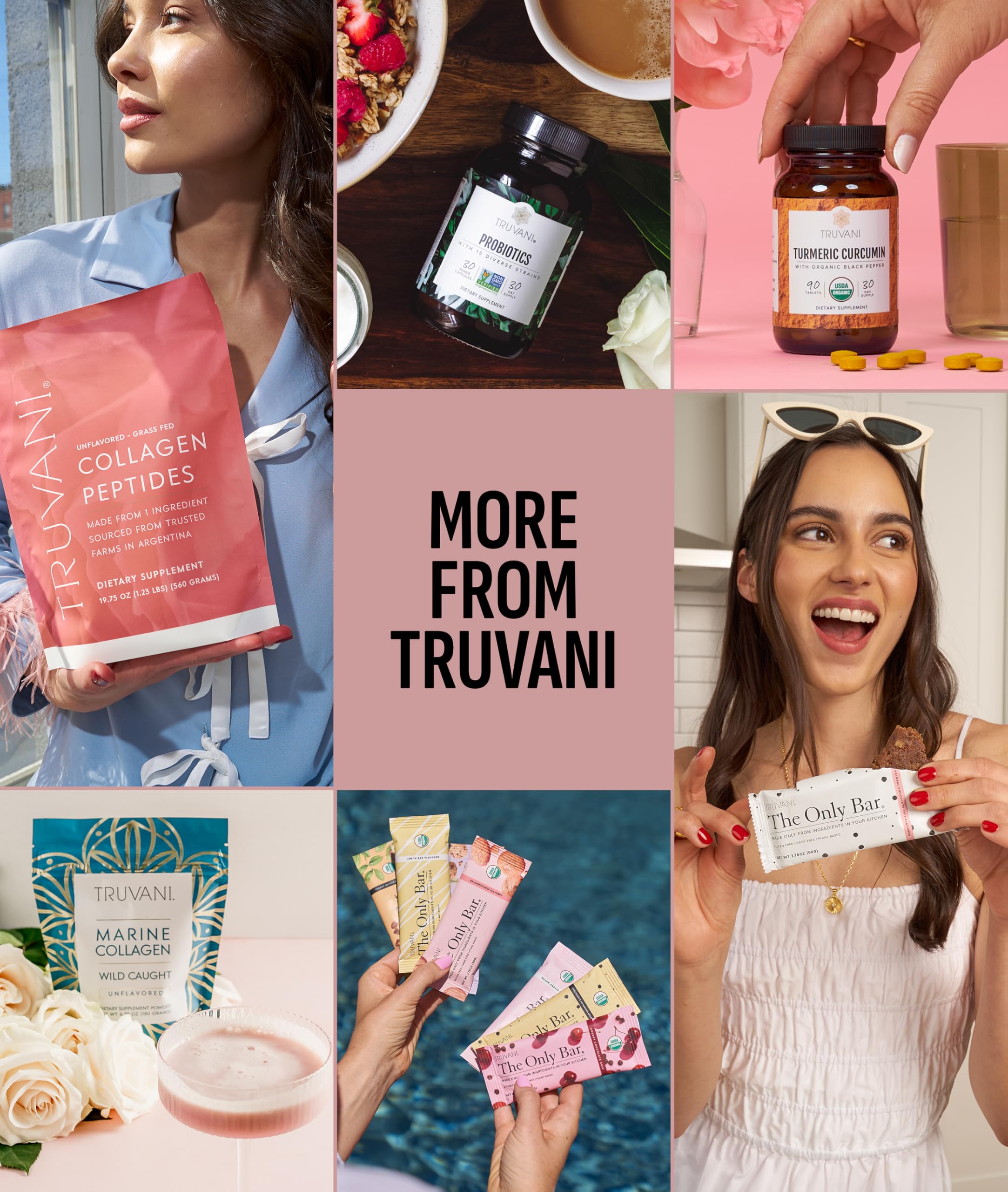 Truvani protein powder on kitchen counter inspires daily use