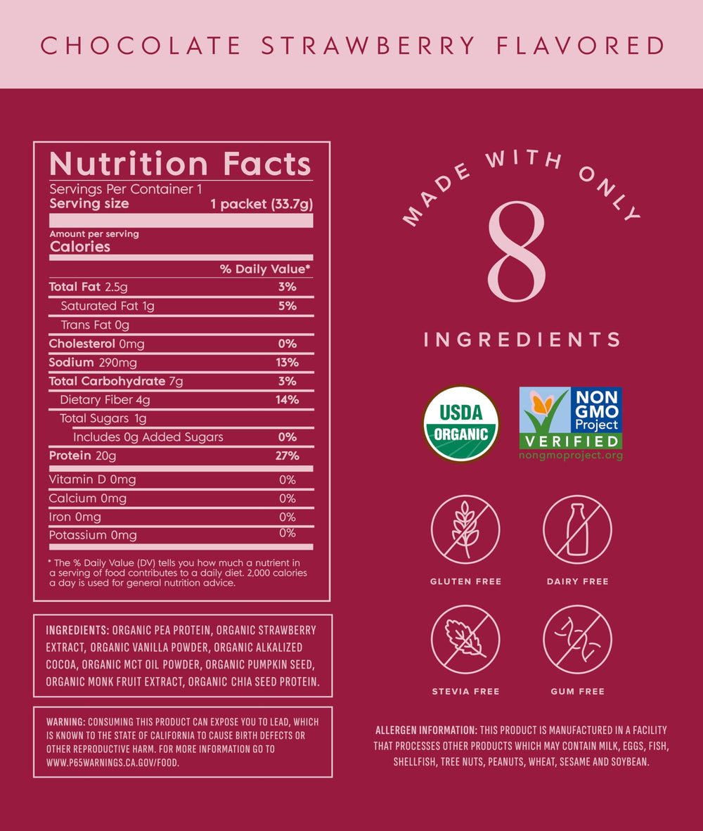 Truvani travel packets, single-serving, for convenient on-the-go protein.