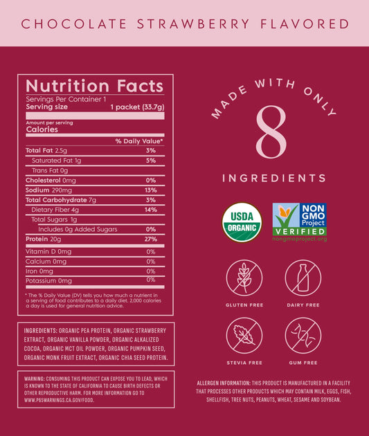 Truvani travel packets, single-serving, for convenient on-the-go protein.