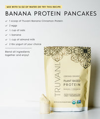 Truvani vegan pea protein gluten-free packaging highlights allergen-friendly option