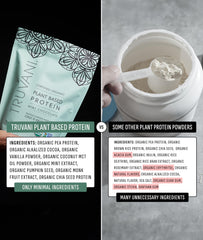 Truvani vegan pea protein mint chocolate packet travel-ready