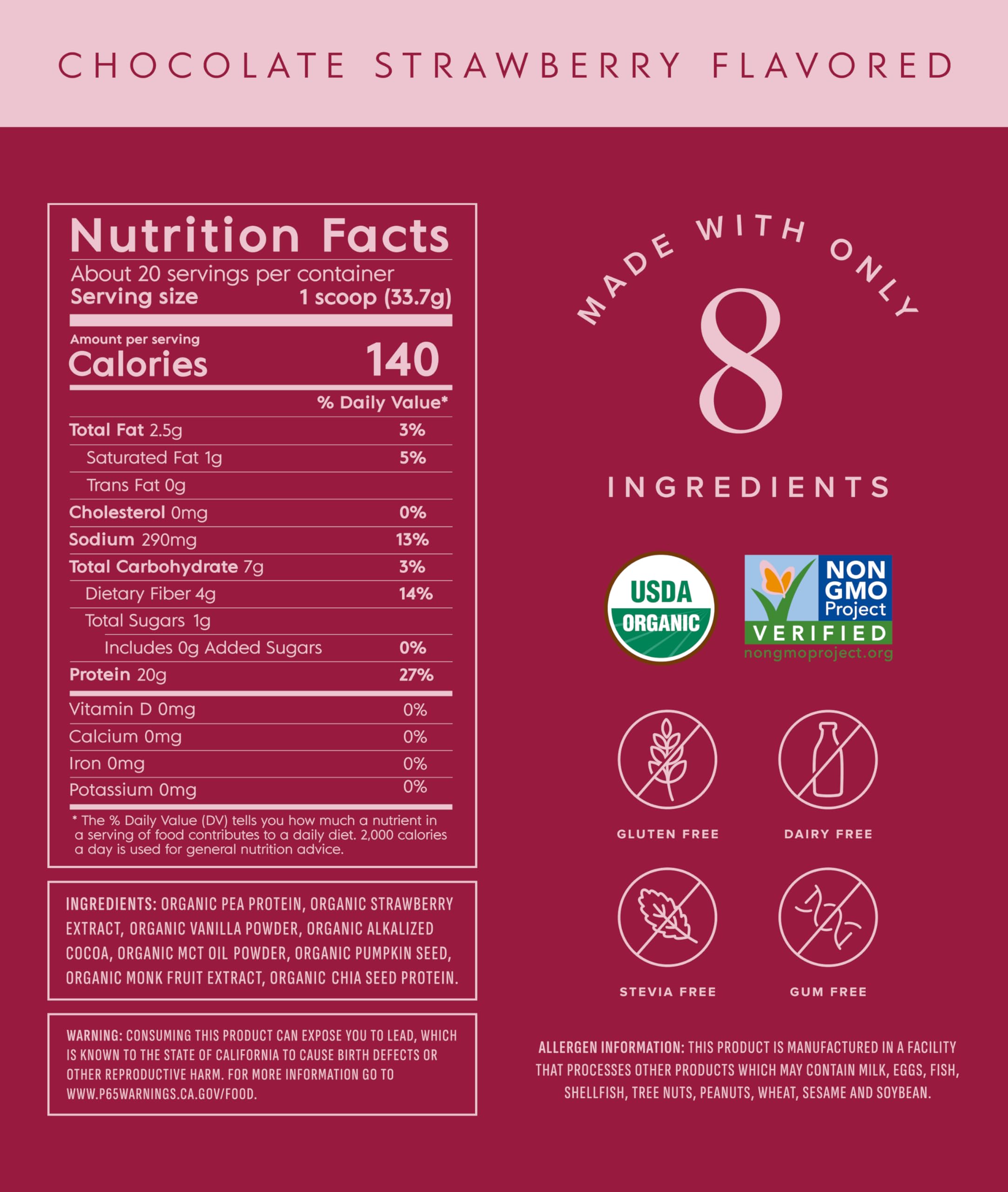Truvani protein powder scoop shows serving size for a convenient smoothie boost.