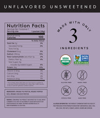 Truvani vegan pea protein powder travel packets for on-the-go protein.