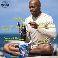 TruWild Hydrate BCAAs and glutamine for recovery after training