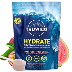 TruWild Hydrate powder tub for quick daily hydration