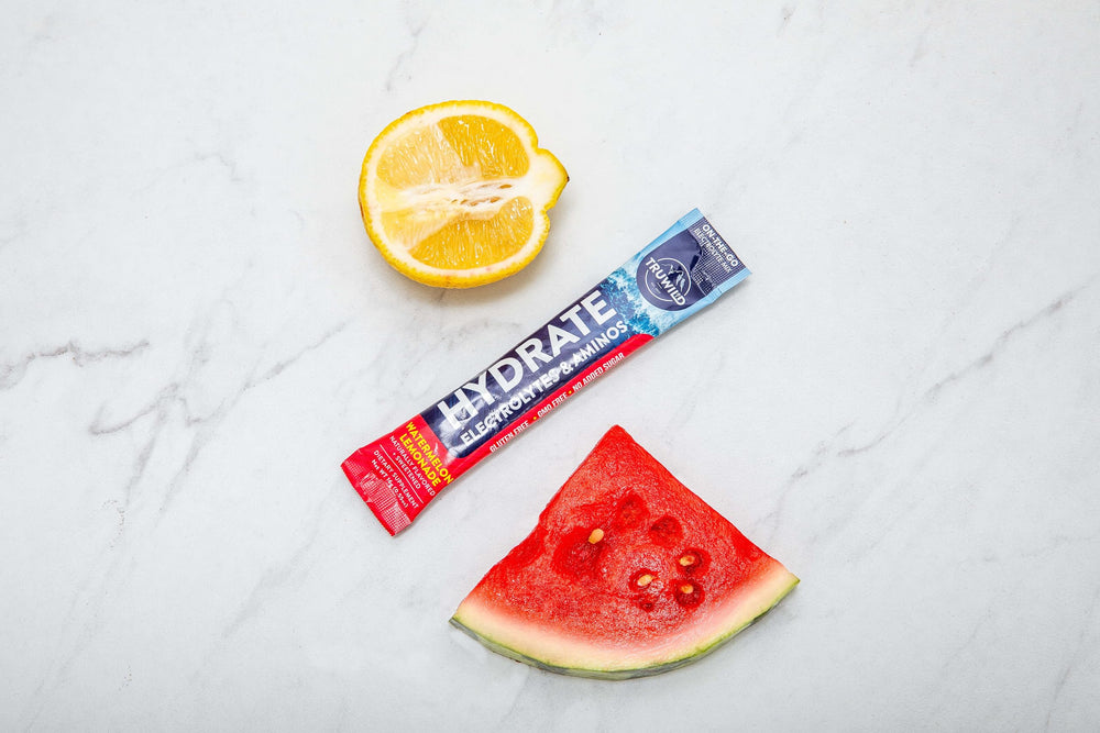 TruWild Hydrate single-serve packets offer convenient on-the-go hydration