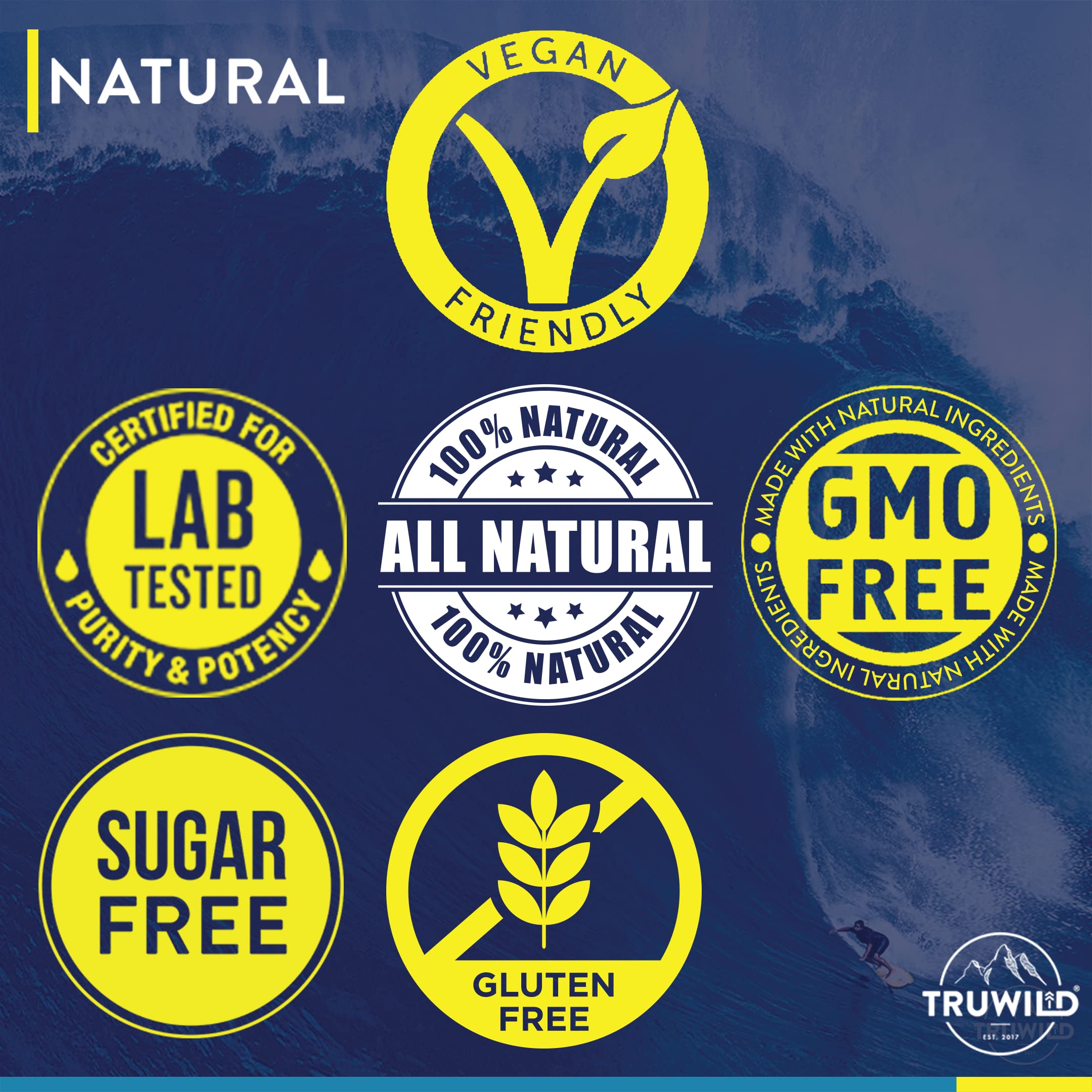 TruWild Hydrate USA-made seal indicating quality manufacturing