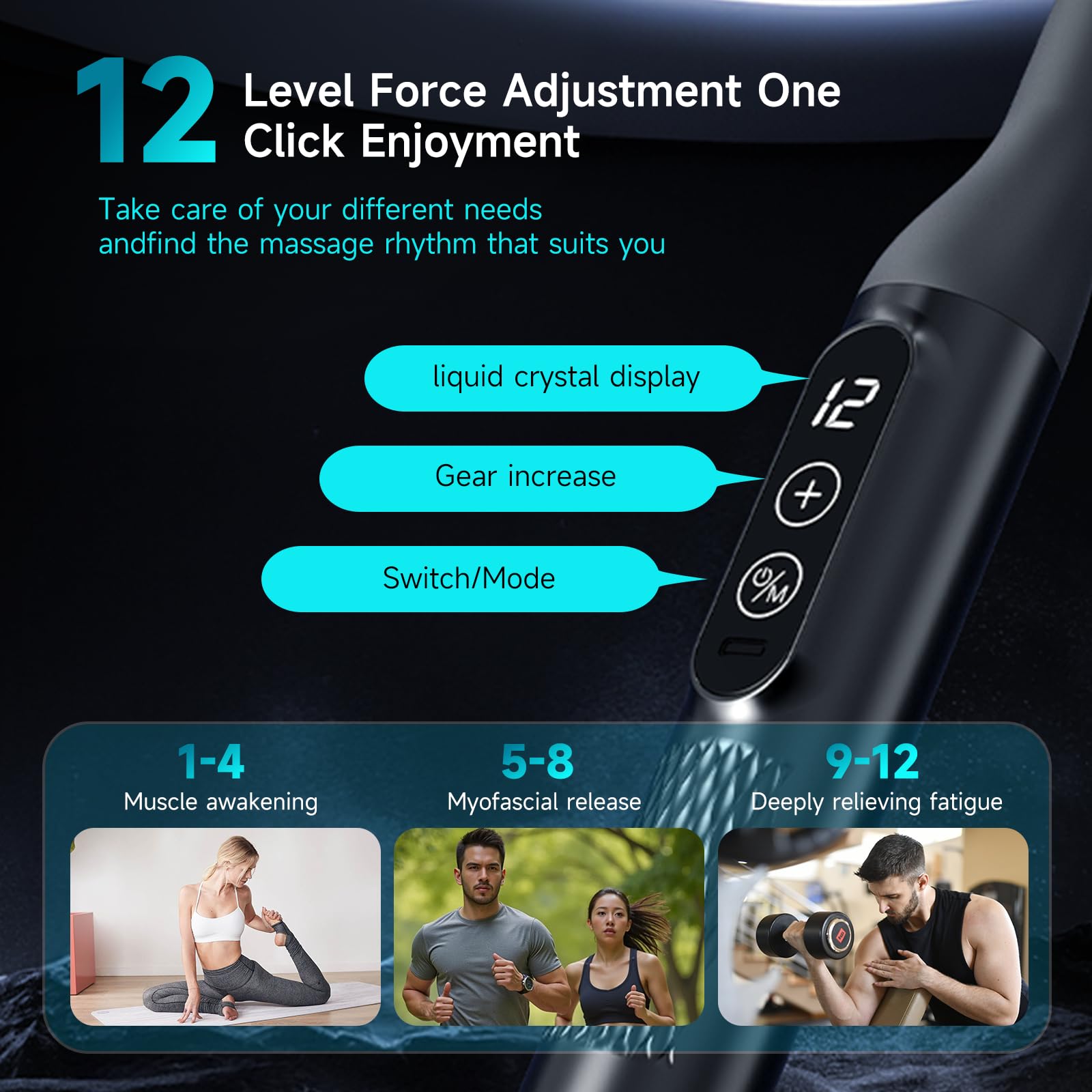 Trvtve twelve-speed percussion provides customizable intensity for different areas.