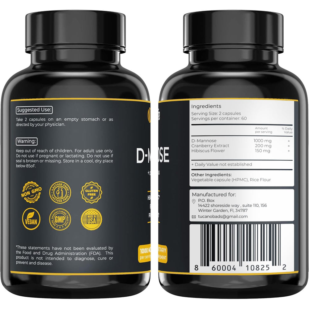 Tucano Bads easy-to-swallow vegan capsules for daily urinary care.