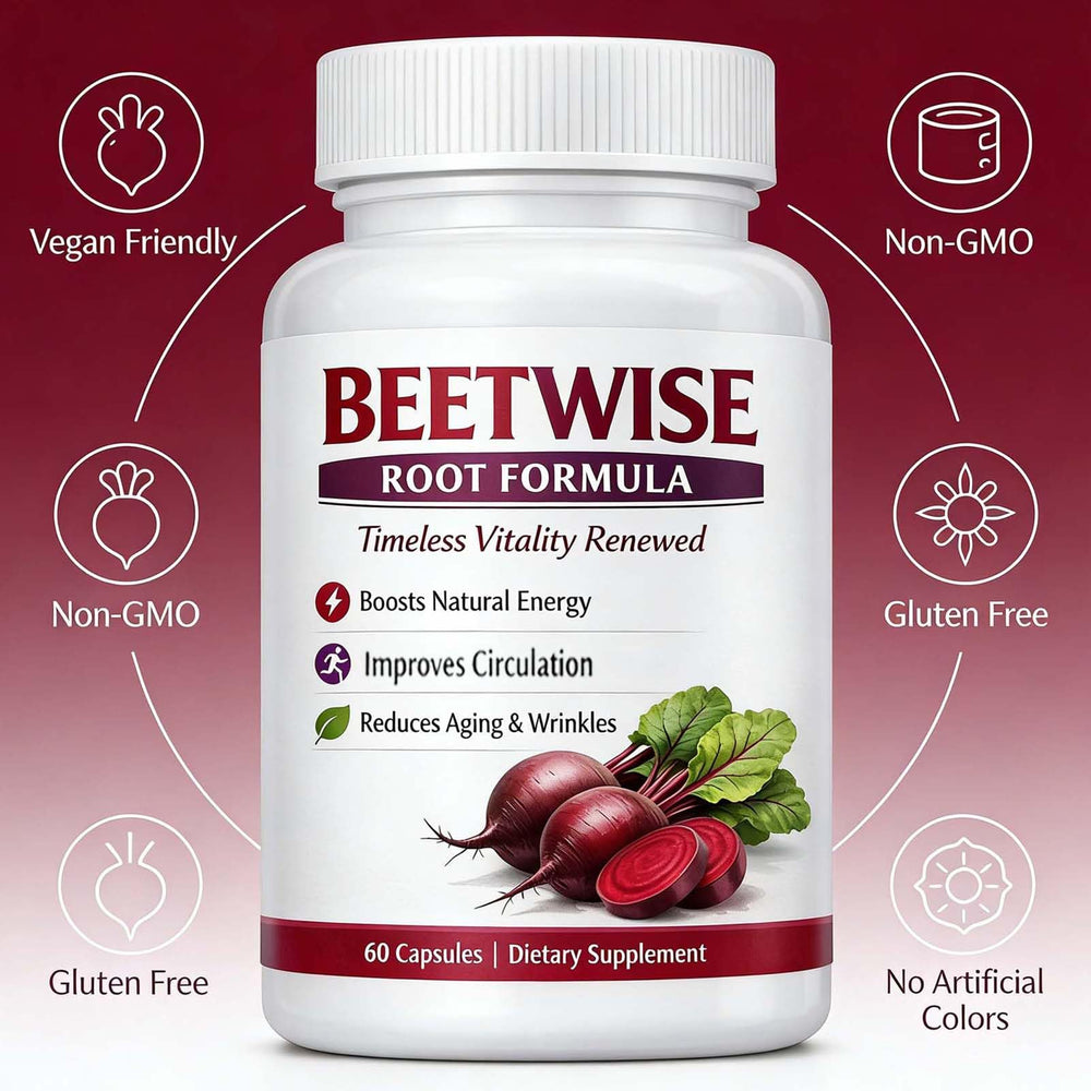 Tufonra Beetwise Root Formula vegan-friendly label signals plant-based vitality support