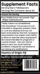 TUI KAVA fijian noble kava plantation highlights origin and purity.