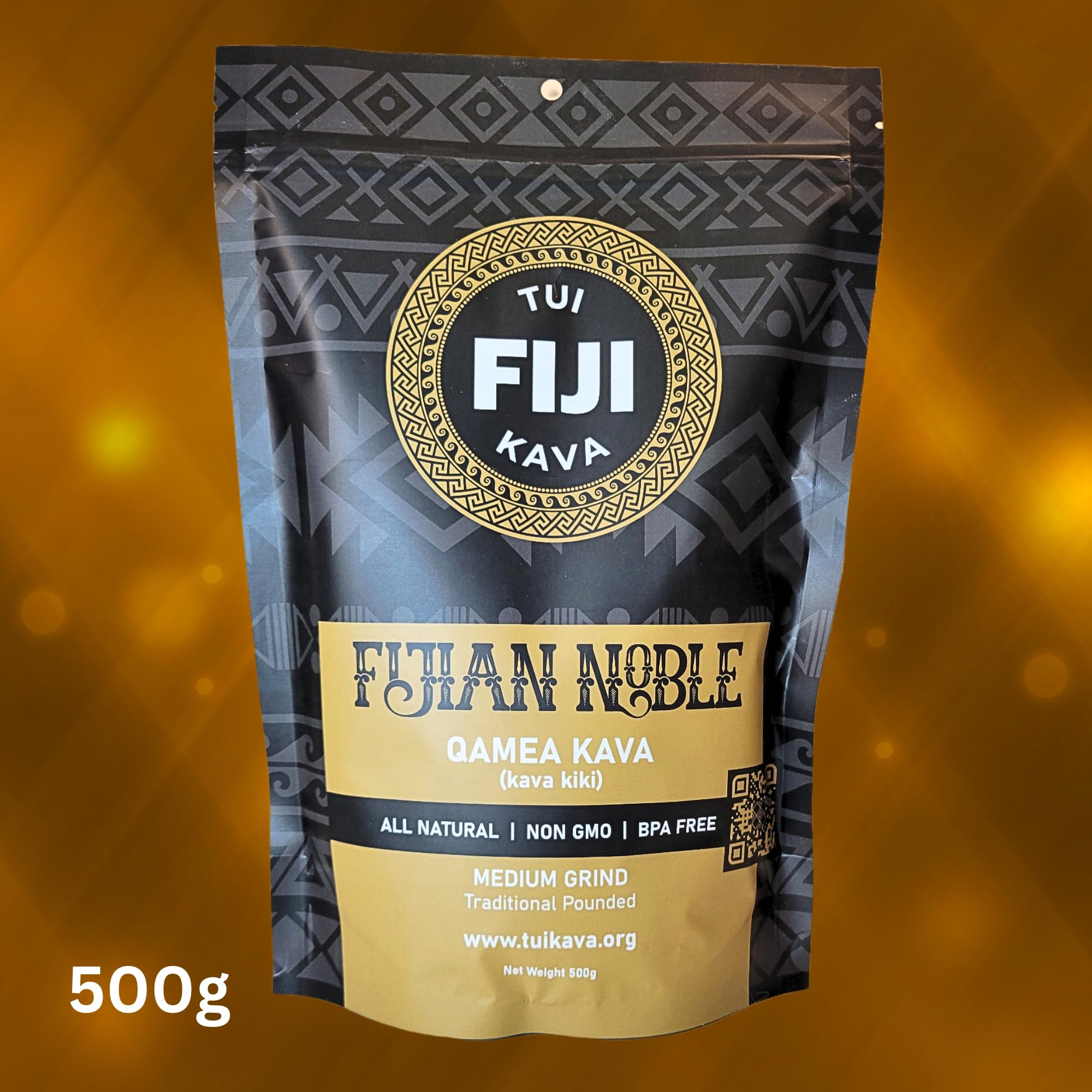 TUI KAVA strainer bag ready setup for personalized strength and taste.
