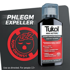 TUKOL Max nighttime formulation image suggesting night‑time relief