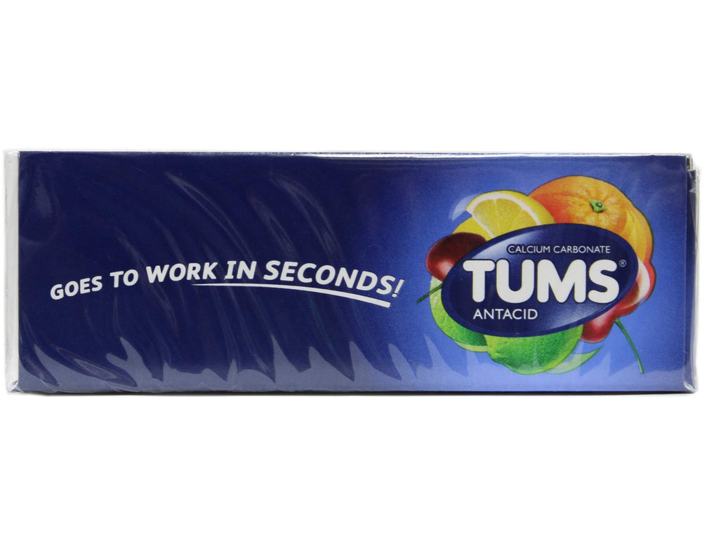 Serving suggestion showing one chewable being chewed for a quick bite.