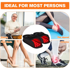 TUOB cordless red infrared foot slipper packaging shot