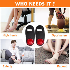 TUOB foot therapy pad infrared LEDs 880nm for deep tissue reach