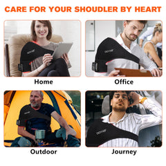 TUOB portable home-use device designed for shoulder relief routines