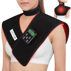 TUOB red-light shoulder pad for targeted comfort and muscle relaxation.
