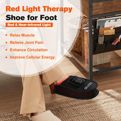 Slipper-like double-sided pads fully cover the feet and toes
