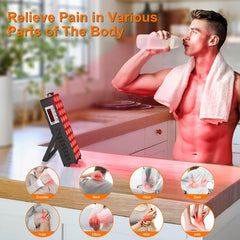 Tuohun red light panel side view showing compact home-use design
