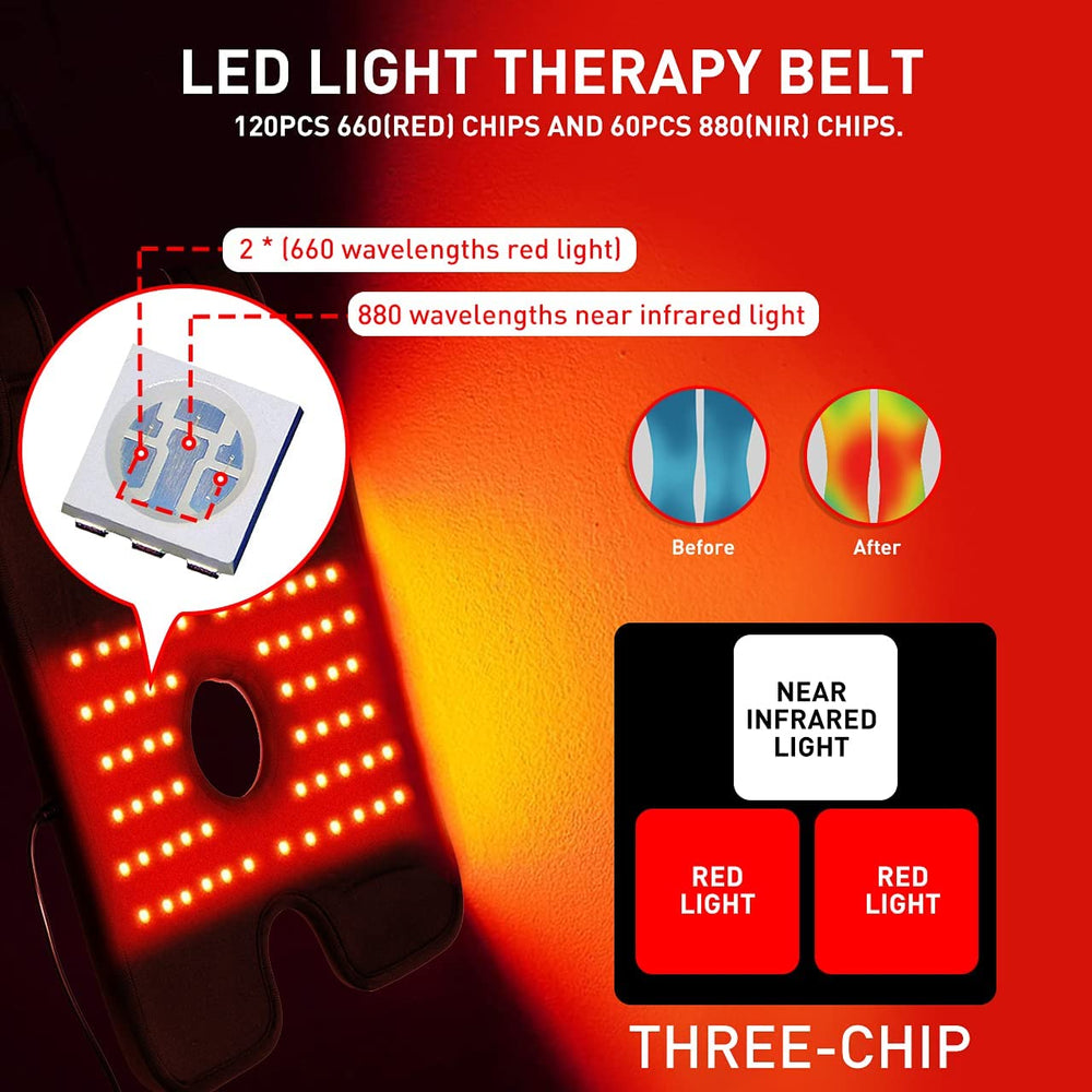 TUOYR elbow therapy pad with 880nm LEDs for at-home use.