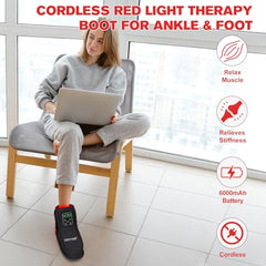 TUOYR red and infrared therapy foot device with mode controls