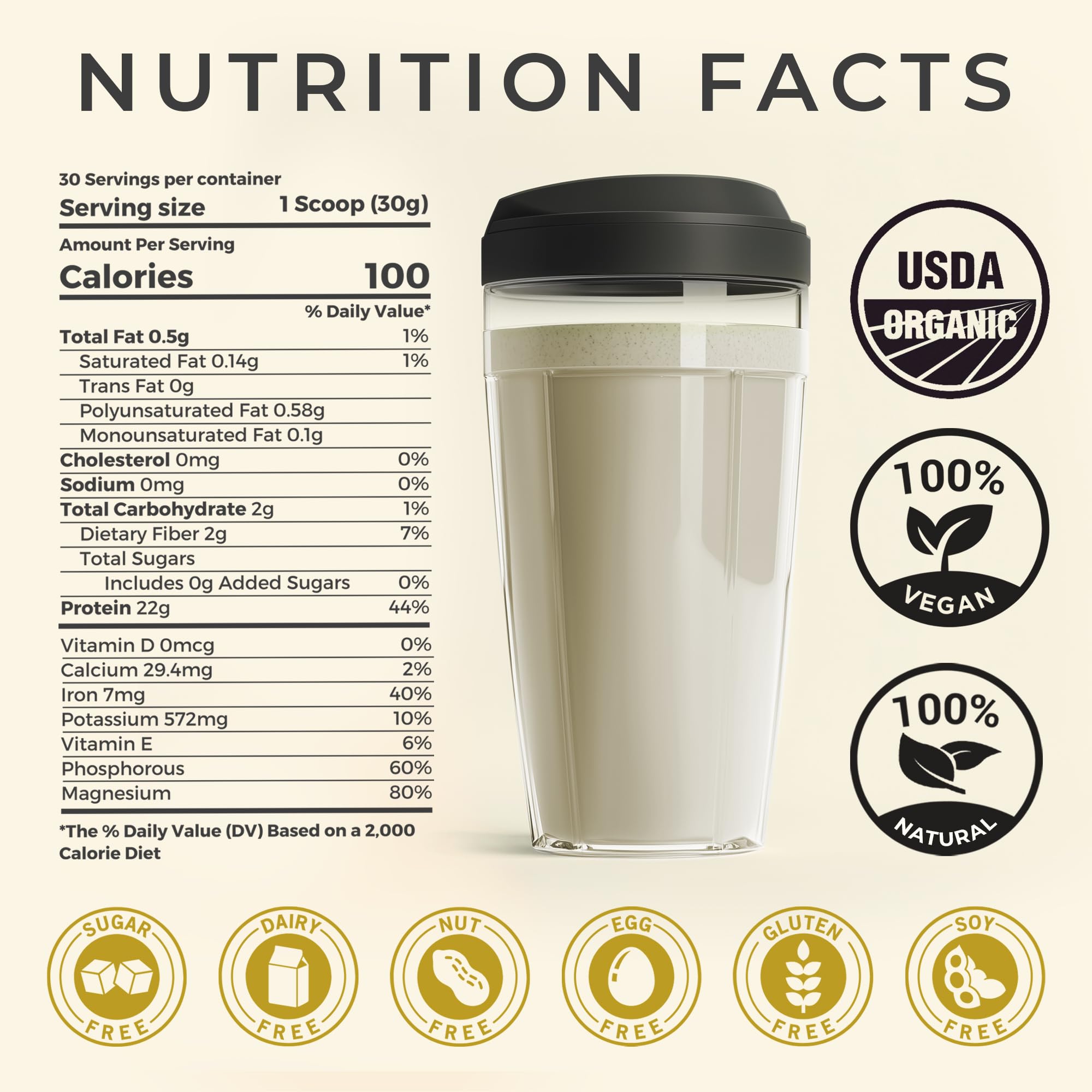 TUPAXA hemp protein powder as a dry ingredient ready to mix into recipes.