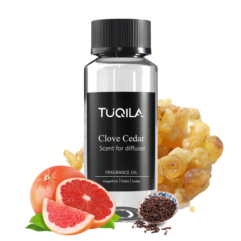 Tuqila hotel waterless diffuser oil clove cedar bottle for lasting luxury fragrance