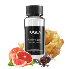 Tuqila hotel waterless diffuser oil clove cedar bottle for lasting luxury fragrance