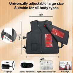 TURJGKSG Red Light Vest wearable and easy to use at home