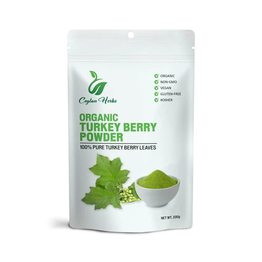 Turkey Berry Leaves Tea loose leaves ready to steep into a cozy cup