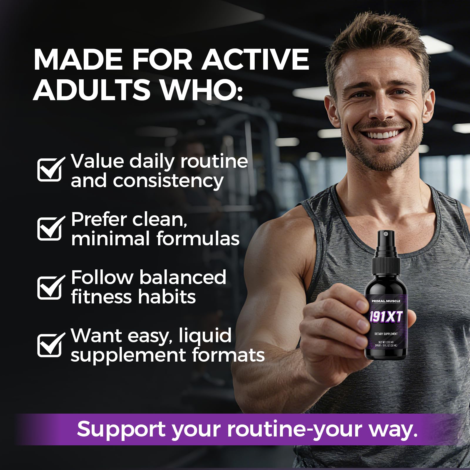 TUVAAZ 191XT ingredients panel emphasizes natural, plant-based formula.