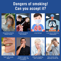Tuwyfe stop-smoking patch kit layout features eight weeks of guidance.