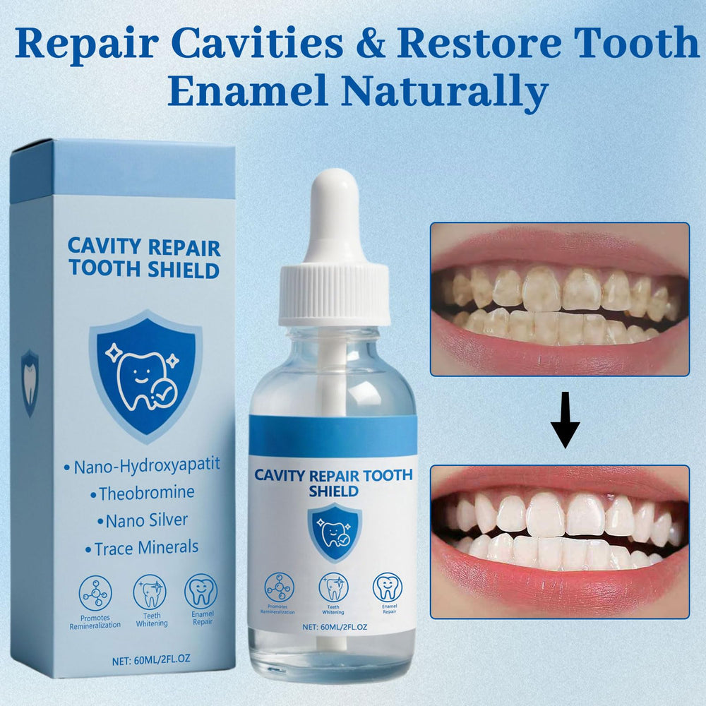 Tuyapio Nudenta Odontic Repair enamel coverage on teeth hints at cavity protection potential.