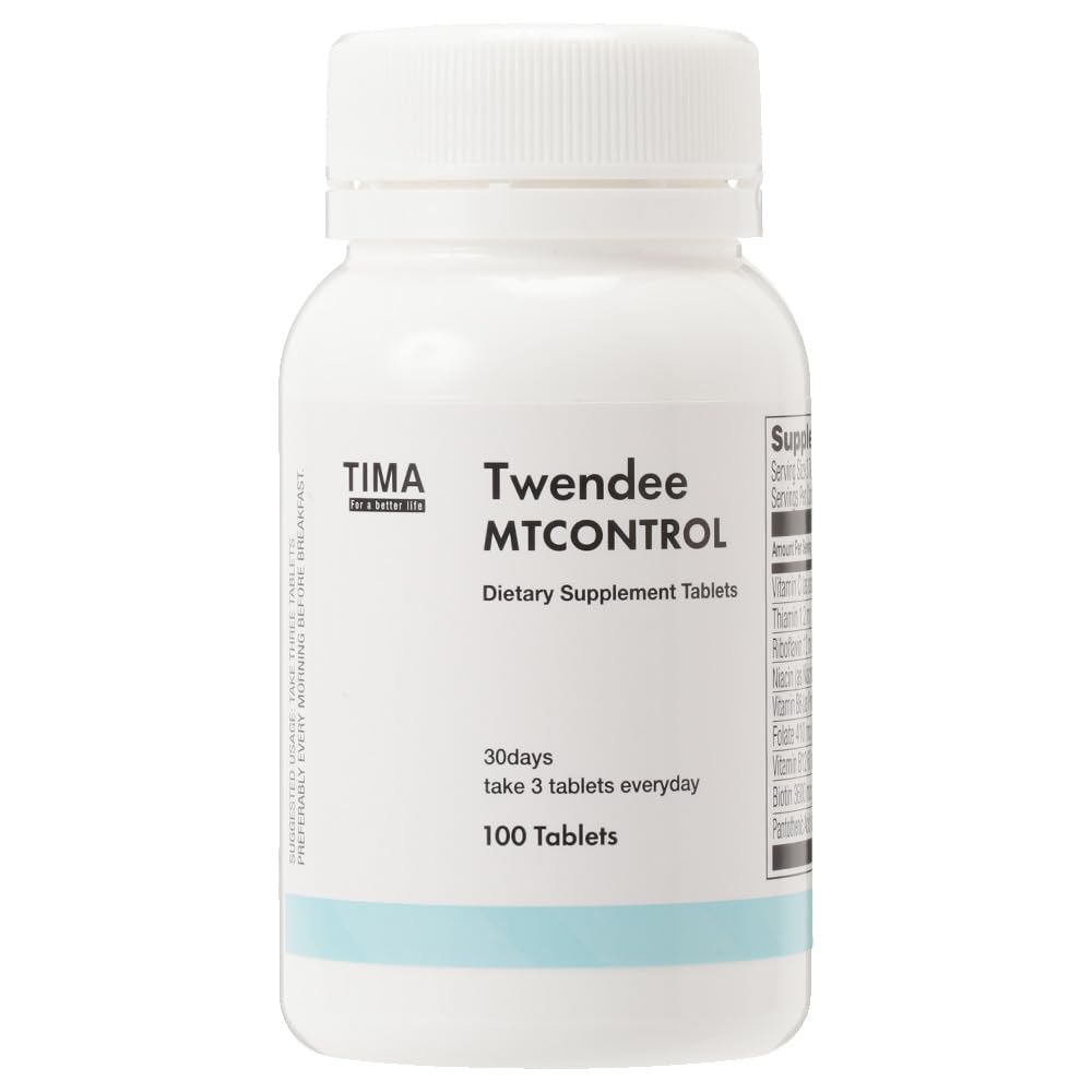 TWENDEE MTCONTROL bottle front displaying antioxidant support for daily vitality