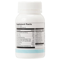TWENDEE MTCONTROL bottle side showing portable 100-tablet packaging for on-the-go use