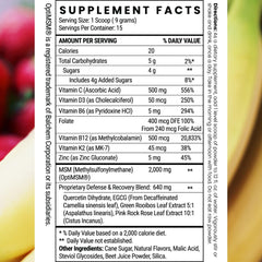 Twig & Leaf label on tub shows 4.76 oz size and strawberry banana flavor.