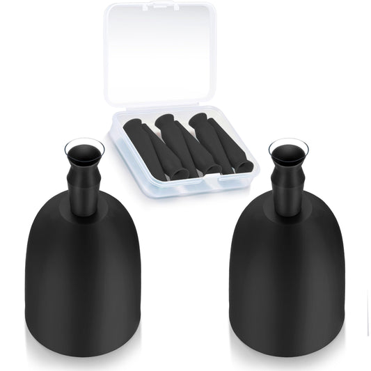Twizz inserter storage stand in closed mode keeps scleral lens tools secure on the go