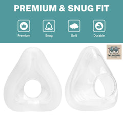 Two Brothers Trading F20 cushion close-up, soft material for gentle skin contact.